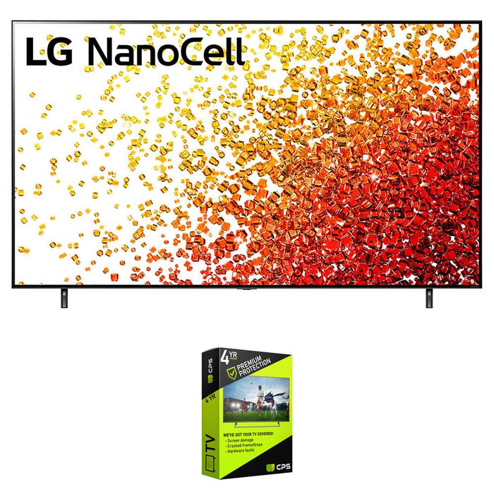 LG 75" 4K Smart UHD NanoCell TV w/ AI ThinQ 2021 + Premium Warranty Bundle