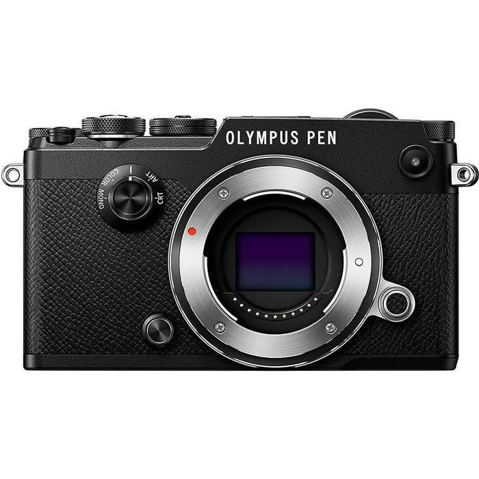 Olympus PEN-F 20MP Mirrorless Micro Four Thirds Camera Body Black - Renewed