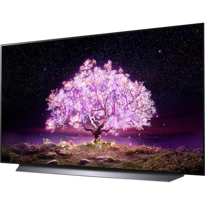 LG OLED65C1PUB 65 Inch 4K Smart OLED TV with AI ThinQ (2021 Model) - Open Box