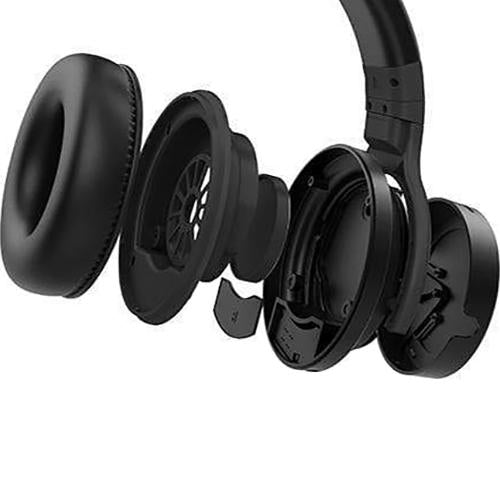 Cowin E7 Ace Active Noise Cancelling Wireless Headphones, Black + Audio Pack