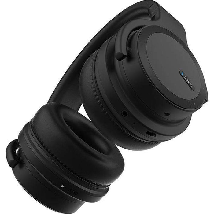 Cowin E7 Ace Active Noise Cancelling Wireless Headphones, Black + Hard Case For E7