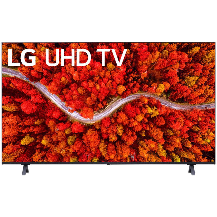 LG 55 Inch 4K UHD Smart webOS TV 2021 Model with Deco Home 60W Soundbar Bundle