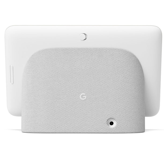 Google Nest Hub Smart Display - Chalk (2nd Gen) with Cam Indoor Security Camera
