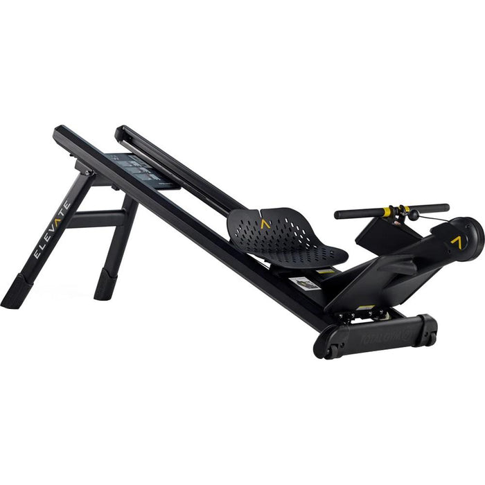 Total Gym ELEVATE Row Folding Rower Exercise Machine + Fitness Bundle
