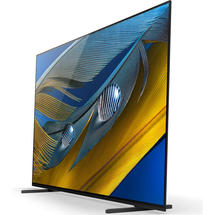 Sony XR77A80J 77" A80J 4K OLED Smart TV 2021 with Deco Home 60W Soundbar Bundle