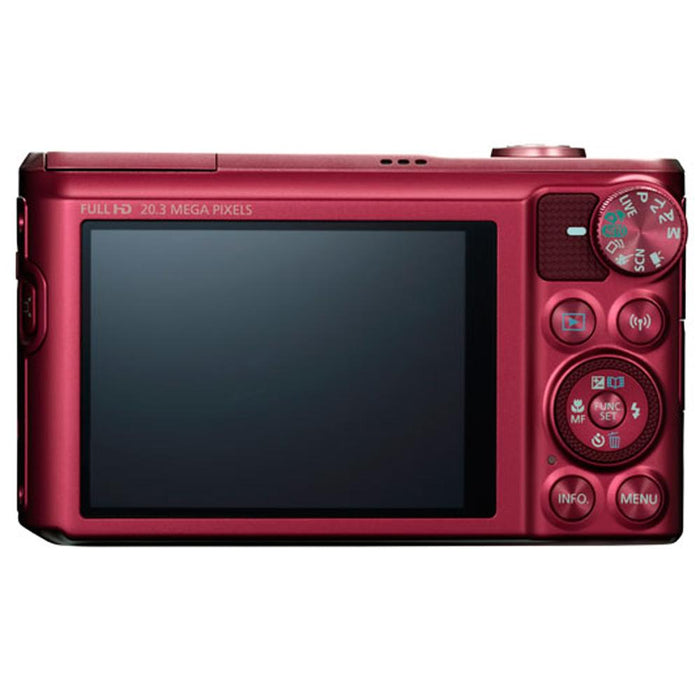 Canon PowerShot SX720 HS 20.3MP 40x Optical Zoom HD 1080p CMOS Digital Camera (Red)
