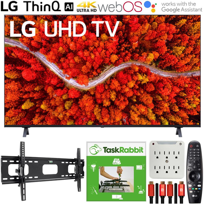 LG 75UP8070PUA 75" Series 4K Smart UHD TV 2021 +TaskRabbit Installation Bundle