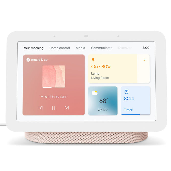 Google Nest Hub Smart Display with Assistant Sand 2nd Gen + Router 2 Pack Mist
