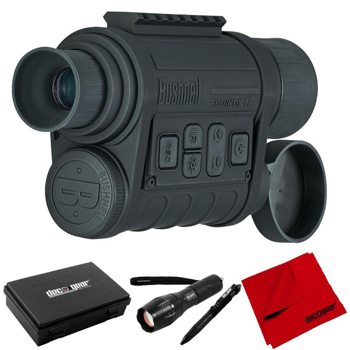 Bushnell Equinox Z Digital Night Vision Monocular, 4.5x 40mm + Flashlight and Pen Set