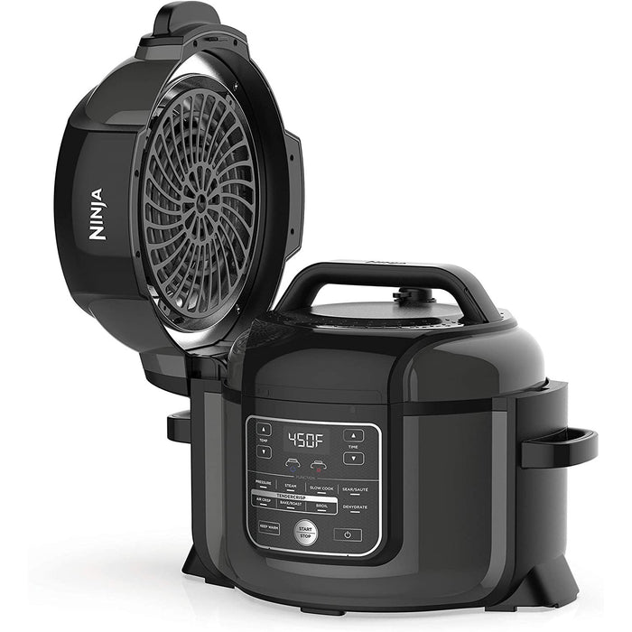 Ninja Foodi 9-in-1 Multi-Cooker Pressure Cooker, Air Fryer (Renewed) + Protection Plan