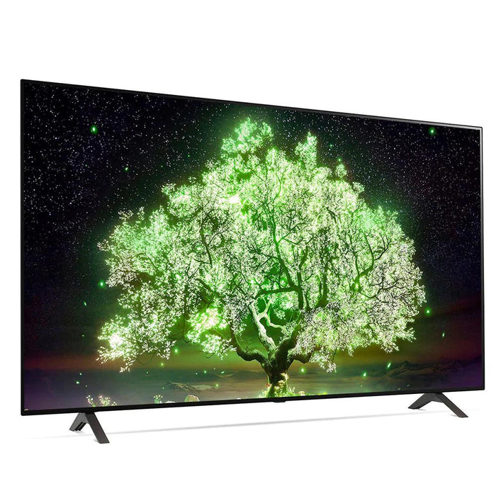 LG 55 Inch A1 Series 4K HDR Smart TV w/ AI ThinQ 2021 + 2 Year Premium Warranty