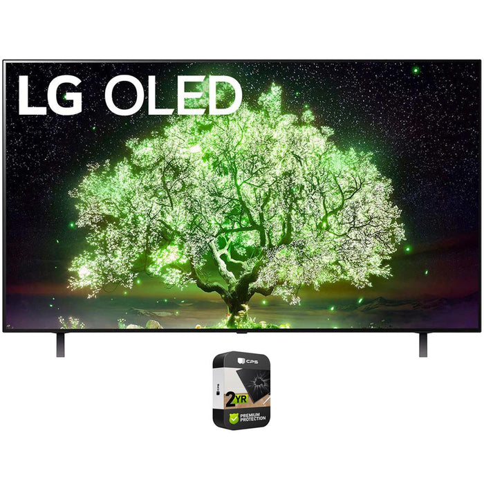LG 77 Inch A1 Series 4K HDR Smart TV w/ AI ThinQ 2021 + 2 Year Premium Warranty