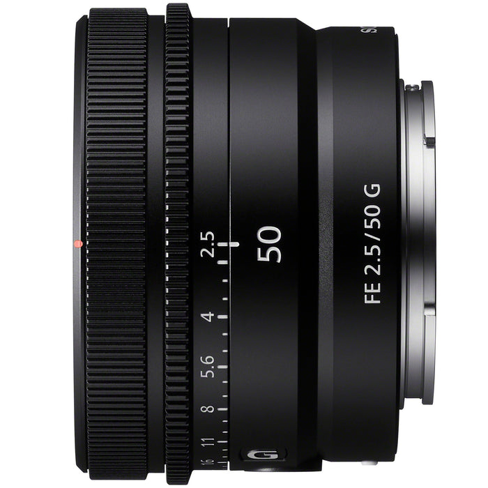 Sony FE 50mm F2.5 G Full Frame Lens SEL50F25G for E-Mount Mirrorless Cameras Bundle