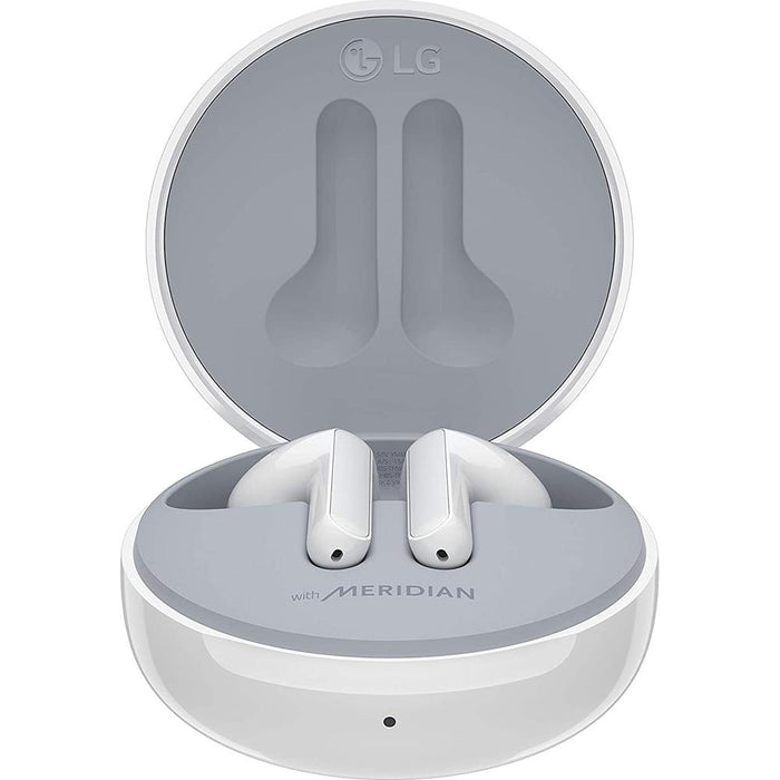 LG TONE Free HBS-FN4 True Wireless Bluetooth Earbuds, White - Open Box