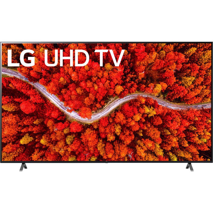 LG 86 Inch AI ThinQ 4K UHD Smart TV 2021 with Deco Home 60W Soundbar Bundle
