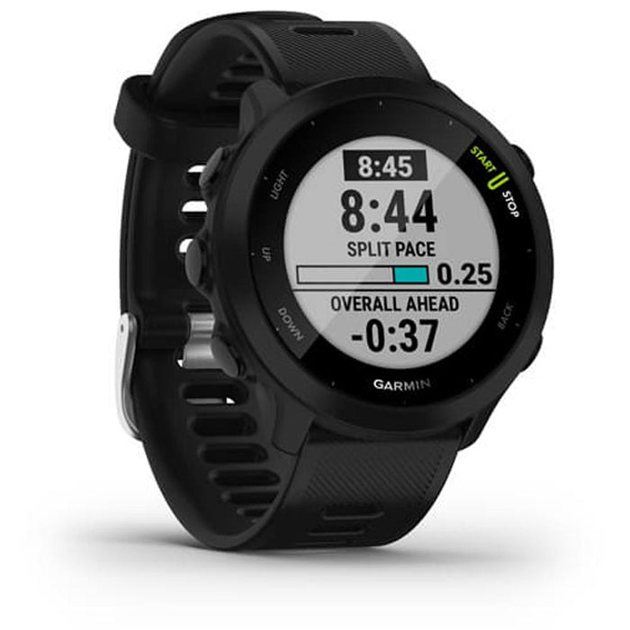 Garmin Forerunner 55 GPS Running Watch (Black) with 2-Pack Screen Protector Bundle