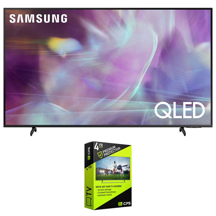 Samsung 55 Inch QLED 4K UHD Smart TV (2021) + Premium Warranty Bundle