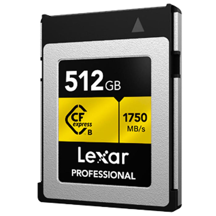 Lexar Professional CFexpress Type B 512 GB Memory Card + Lexar 2x2 Card Reader