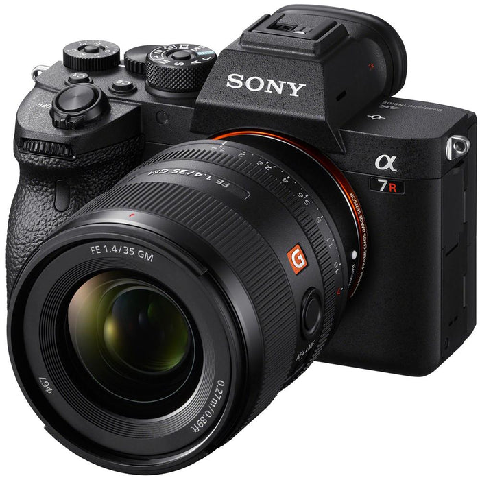 Sony FE 35mm F1.4 GM G Master Full Frame Wide Angle Lens for E-Mount + 64GB Card