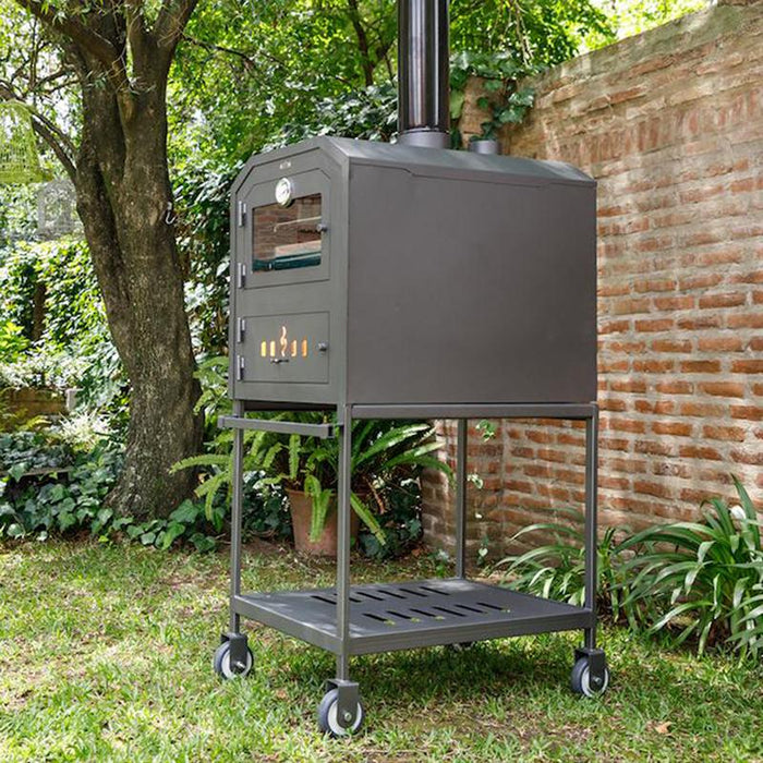 Nuke Wood Fired Outdoor Oven with Wheels 23.5" - Oven 60 - OVEN6002
