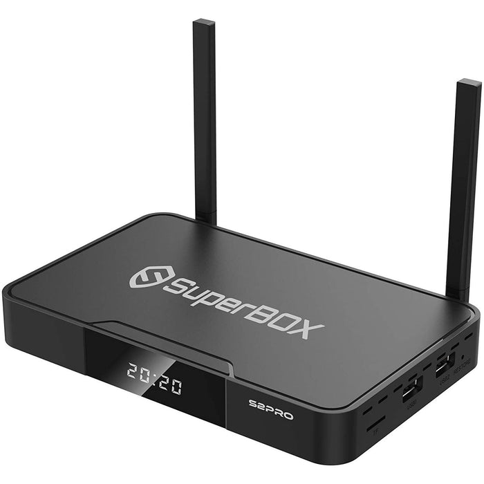 Superbox S2 Pro Media Player, 6K TV Dual-Band Wi-Fi 2.4G/5G Compatible, 2021,