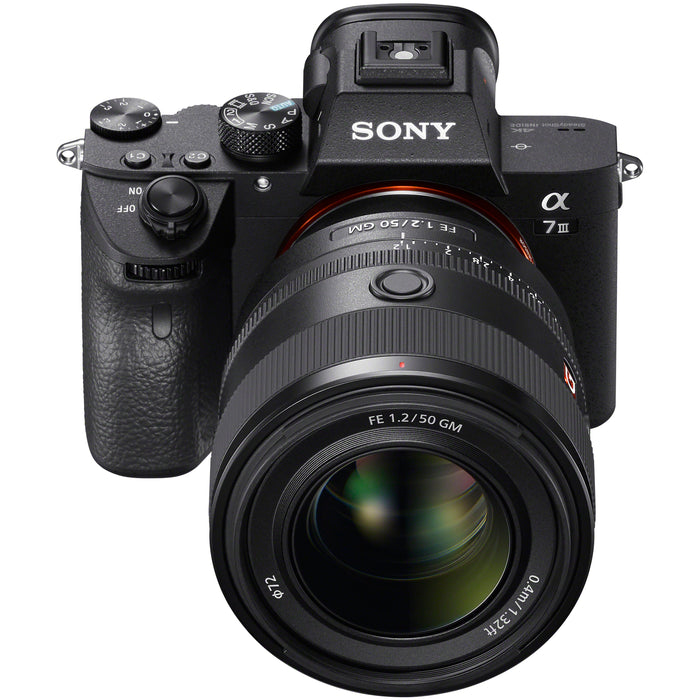 Sony a7 III Mirrorless Full Frame Camera + FE 50mm F1.2 GM Lens SEL50F12GM Kit Bundle
