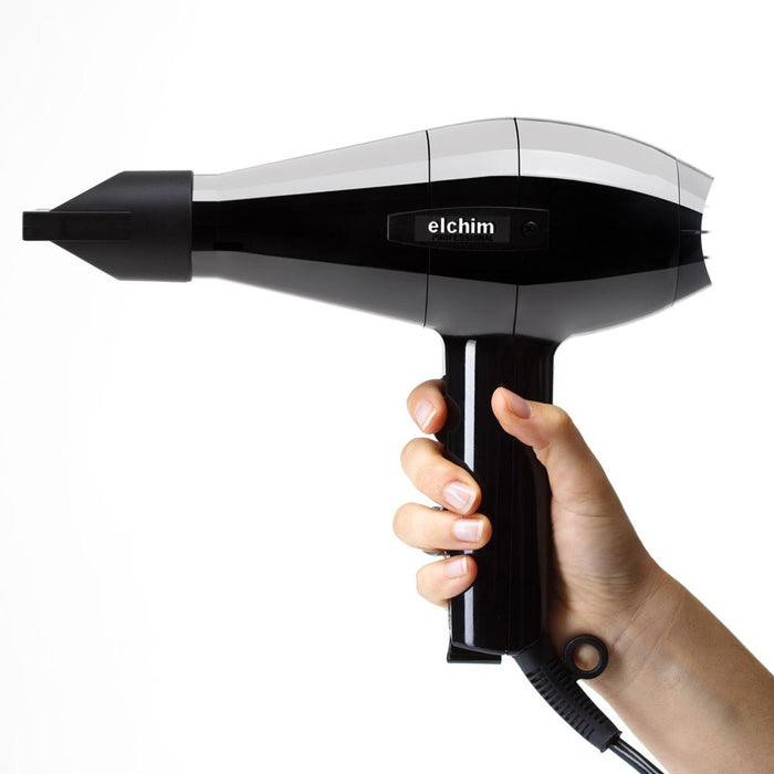 Elchim Classic Hair Dryer Black with 1 Year Extended Warranty