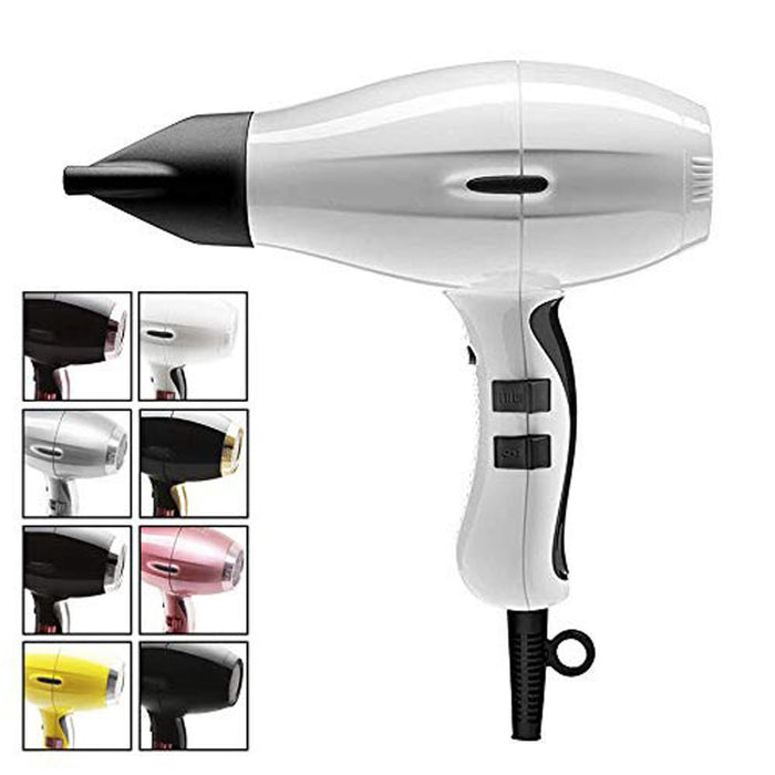 Elchim Healthy Ionic White Hair Dryer with 1 Year Extended Warranty