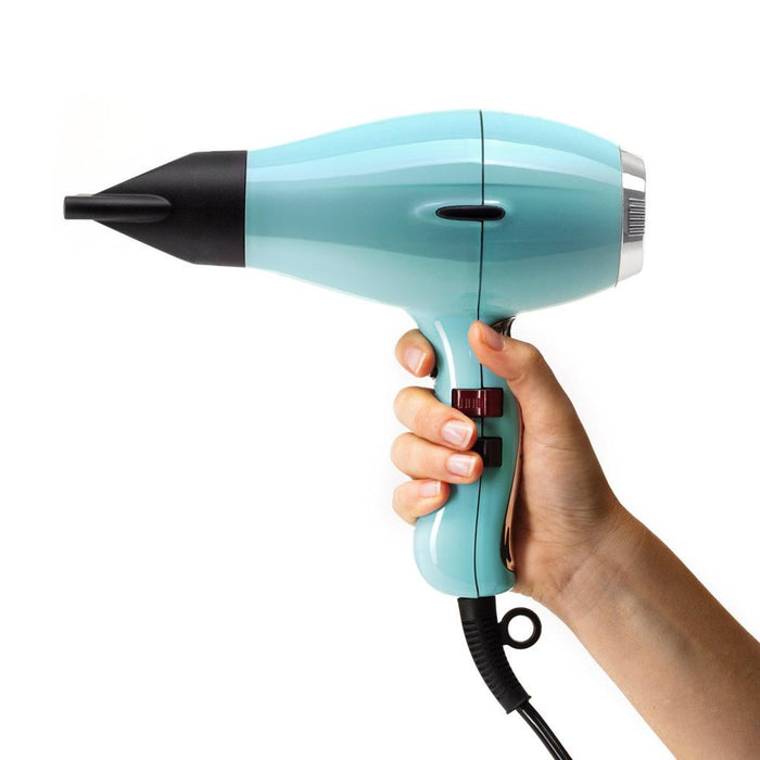 Elchim Light Ionic Hair Dryer Light Blue with 1 Year Extended Warranty