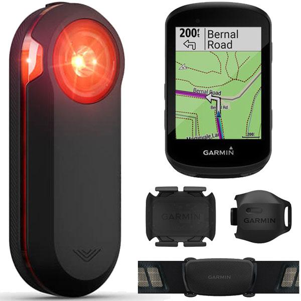 Garmin Varia RTL515 Cycling Rearview Radar and Tail Light with Edge 530 Sensor Bundle