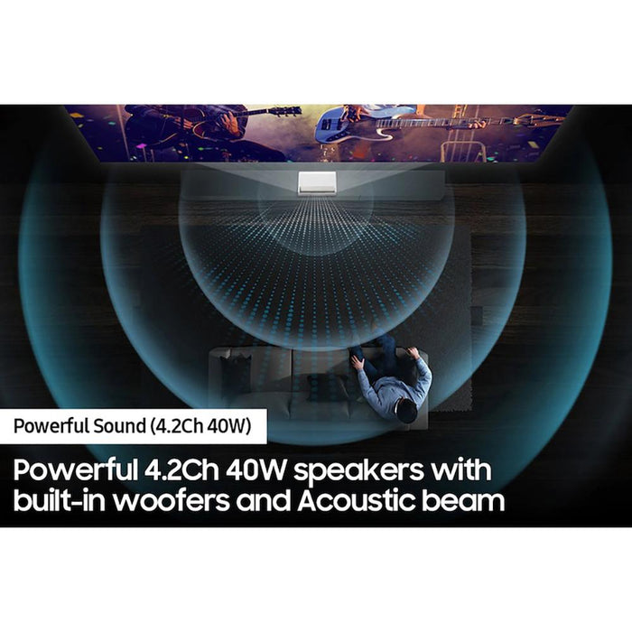 Samsung 130" The Premiere 4K Smart Triple Laser Projector (SP-LSP9TFAXZA) - Open Box