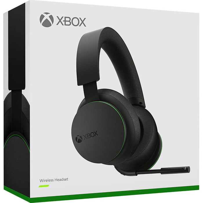 Microsoft Xbox Wireless Bluetooth Headset Black with Headphone Display Stand