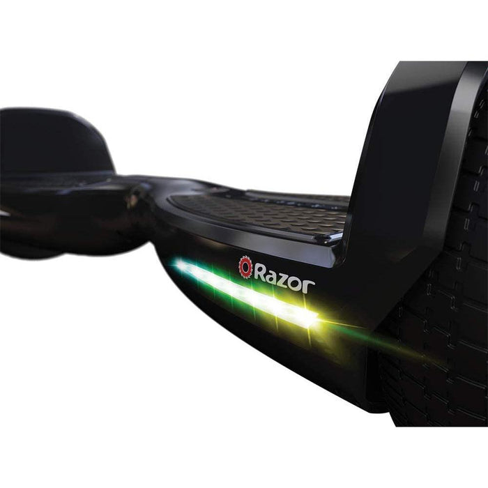 Razor Hovertrax Prizma Electric Hoverboard, Black + Extended Protection & Deco Bag
