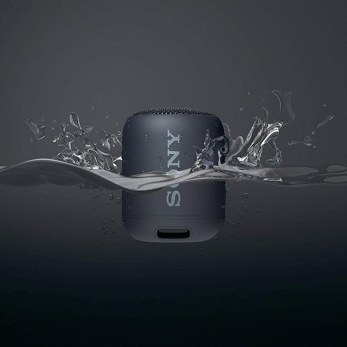 Sony XB12 Extra Bass Portable Wireless Bluetooth Speaker, Black w/ Warranty Bundle