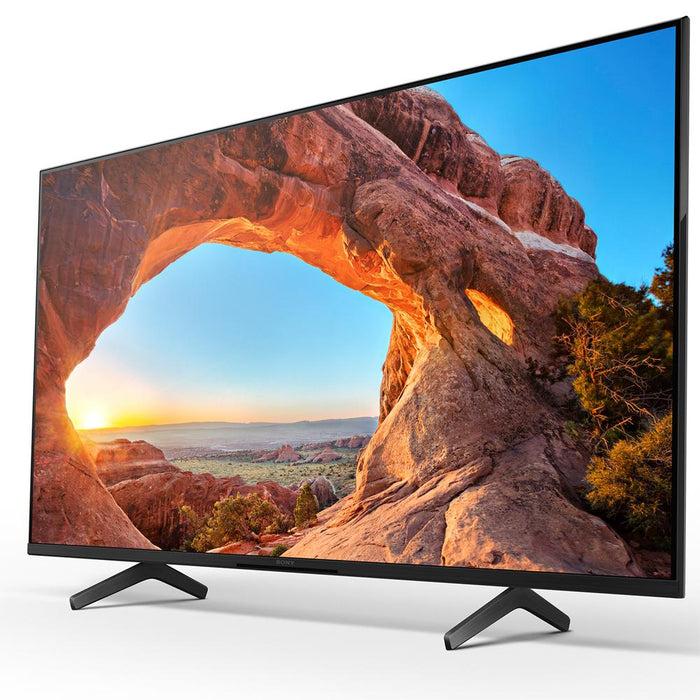 Sony KD43X85J 43" X85J 4K UHD LED Smart TV 2021 with Deco Home 60W Soundbar Bundle