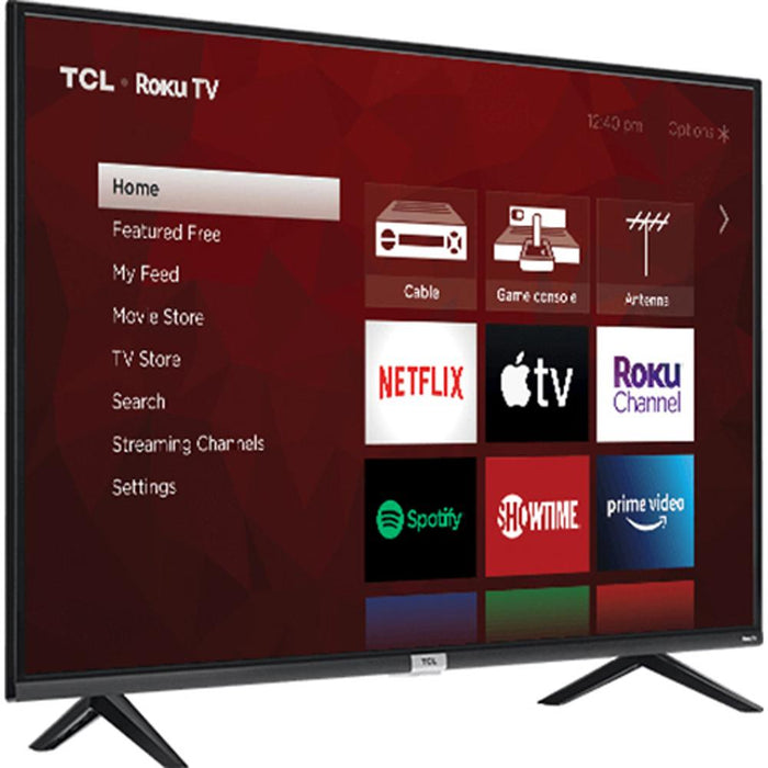 TCL 85" 4-Series 4K Ultra HD Smart Roku LED TV - 85S435 w/ Deco Home Soundbar Bundle