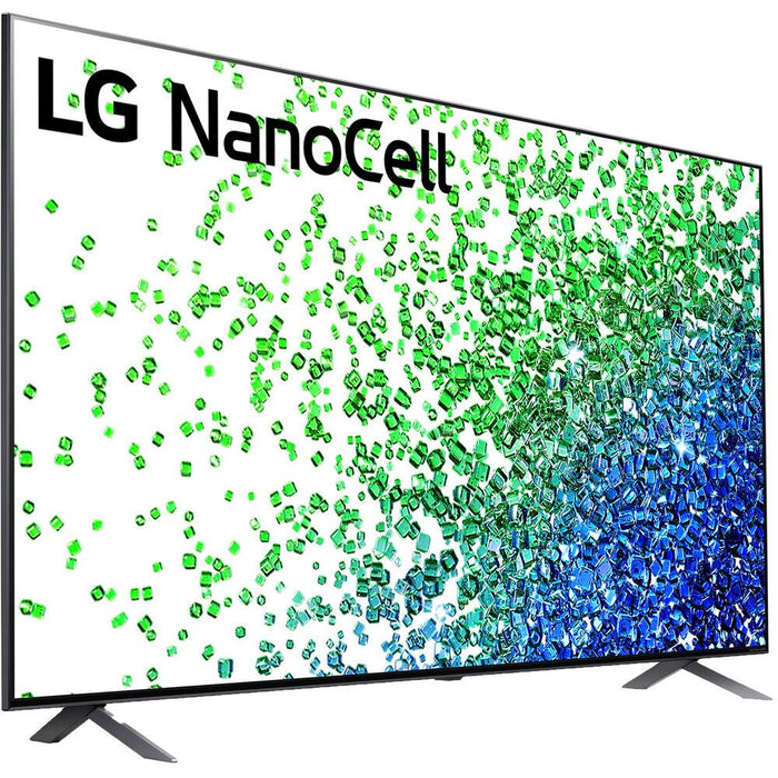 LG 75NANO80UPA 75" HDR 4K UHD Smart NanoCell LED TV 2021 with Movies Streaming Pack
