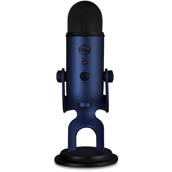 Blue Yeti USB Microphone Four Pattern +Pop Filter +Lexar 128GB Card +64GB Flash Drive