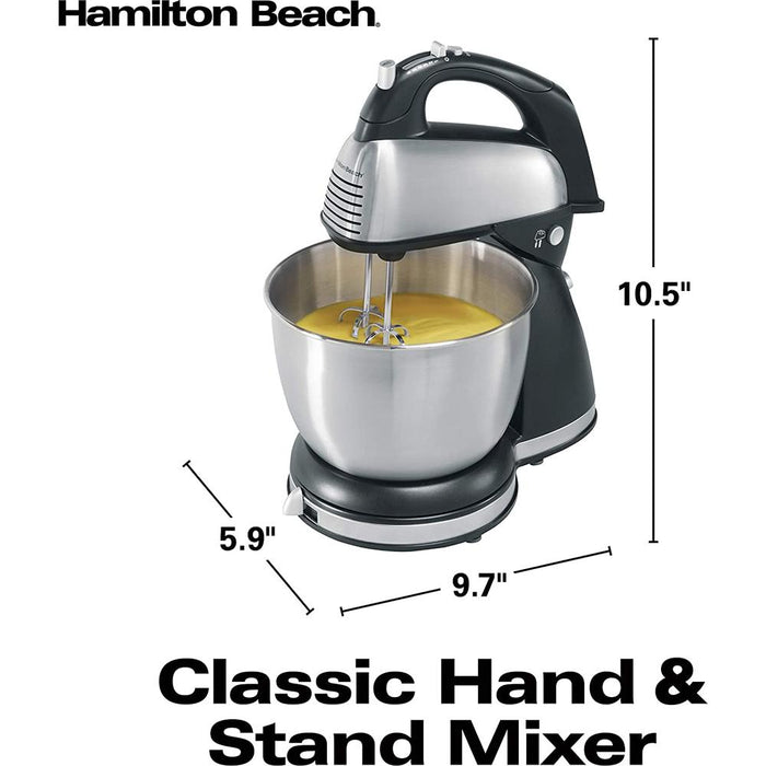 Hamilton Beach 6 Speed Classic Hand / Stand Mixer