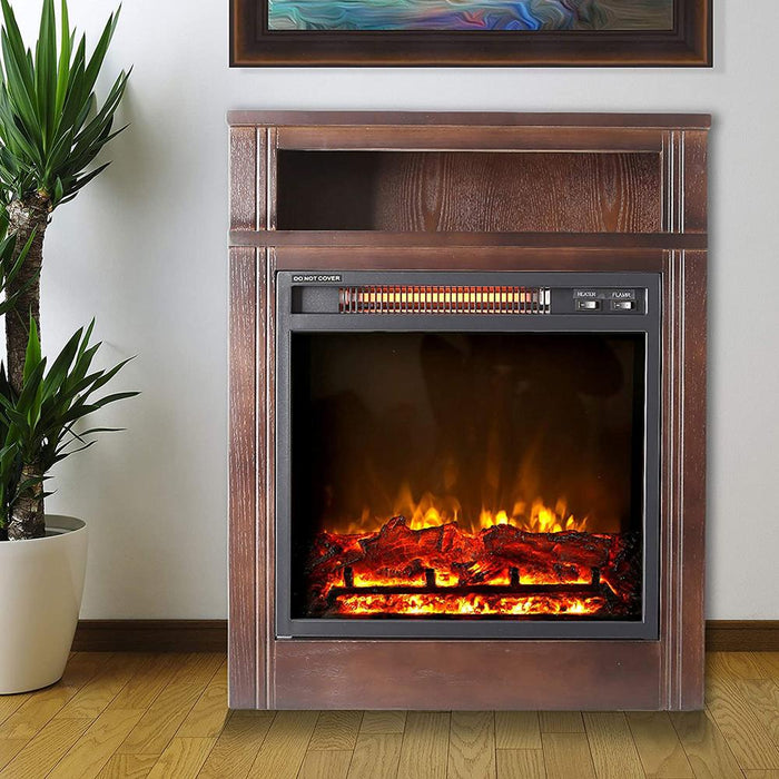 LifeSmart 28  Infrared Fireplace Heater