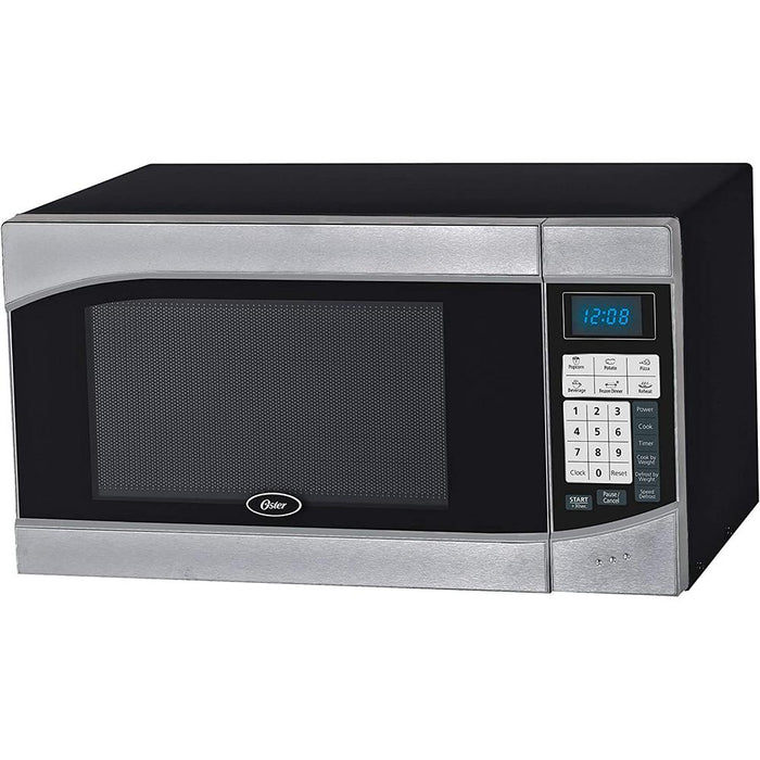 Oster 0.9 CF Countertop Microwave 900 Watts Child Safety Lock