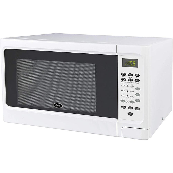 Oster 1.1 CF Countertop Microwave 1000 Watts Child Safety Lock