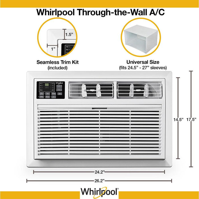 WPTAC 10000 BTU Through the Wall Air Conditioner Electronic Controls 115V