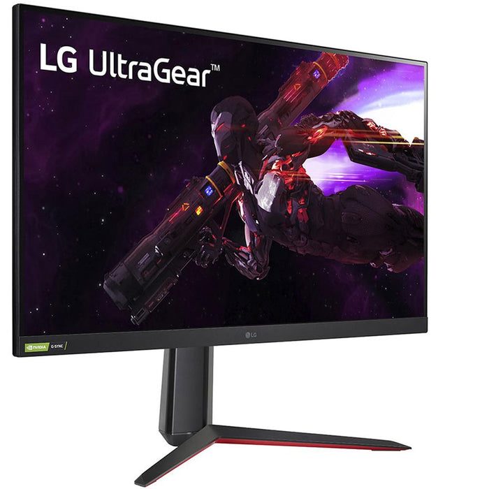 LG 32" UltraGear QHD Nano IPS 165Hz HDR Monitor + G-SYNC with Cleaning Bundle