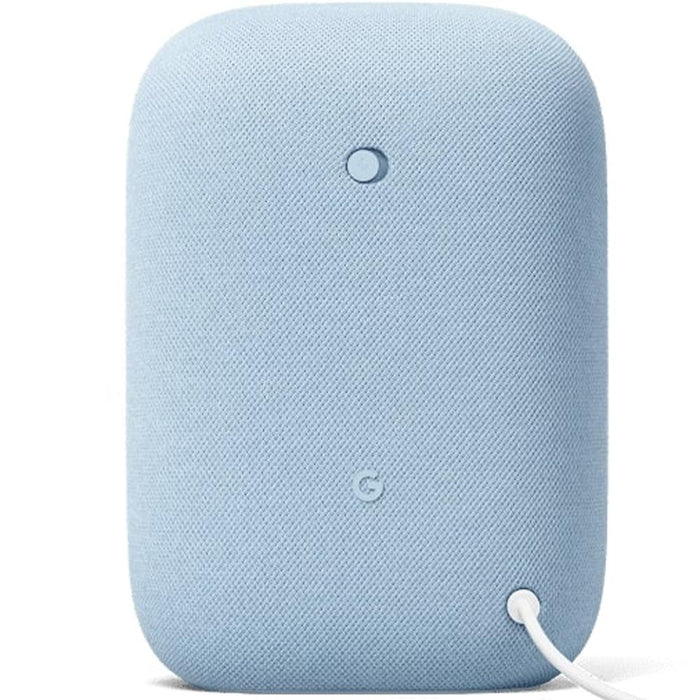 Google Nest 3rd Generation Learning Thermostat in White + Nest Audio Smart Speaker in Sky