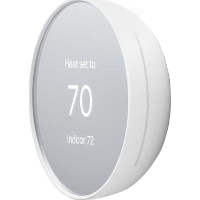 Google Nest Programmable Smart Wi-Fi Thermostat for Home (Snow) - GA01334-US - Open Box