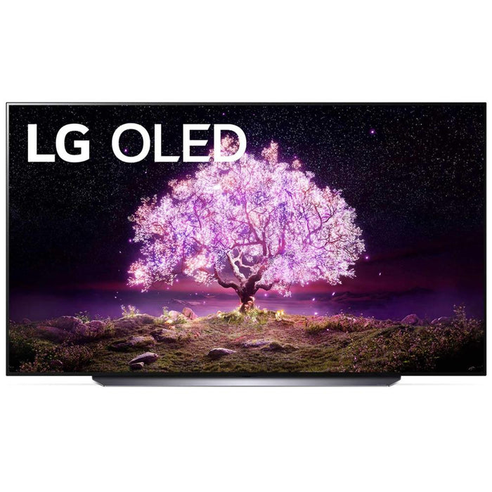 LG 83 inch Class 4K Smart OLED TV w/ AI ThinQ 2021 with LG SK1 Soundbar Bundle