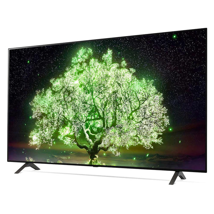 LG 65 Inch A1 Series 4K HDR Smart TV w/AI ThinQ 2021 with LG SK1 Soundbar Bundle