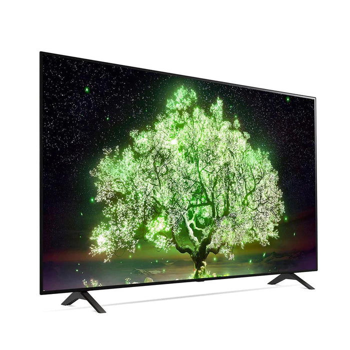 LG 65 Inch A1 Series 4K HDR Smart TV w/AI ThinQ 2021 with LG SK1 Soundbar Bundle