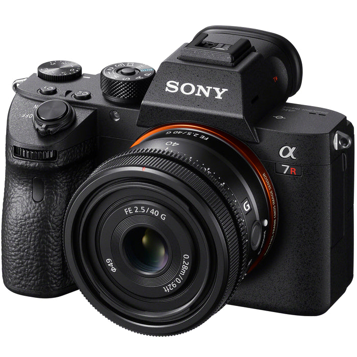 Sony a7R III Mirrorless Full Frame Camera Body +40mm F2.5 G Lens SEL40F25G Kit Bundle